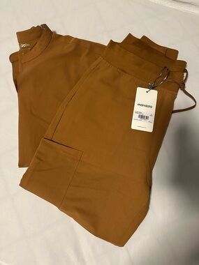 Mandala Scrub Set - Mandarin Dolman Top & High Waisted Joggers